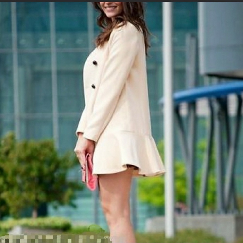 Zara Flared Ruffle Jacket - Picture 3 of 3
